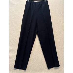 NWOT DONNKENNY WOMENS PANTS SIZE 12 Navy Blue 2 Pockets Pull On Stretch Waist‎